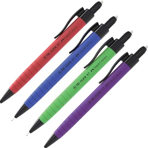 Faber-Castell Versatil Kalem Tri-Click Rubberized 0.5 MM (1 Adet)
