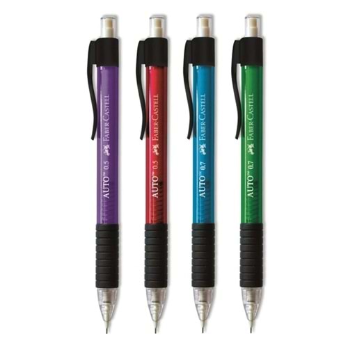 Faber-Castell AutoClick Siyah Gövde 0.7 mm 10x (1 Adet)
