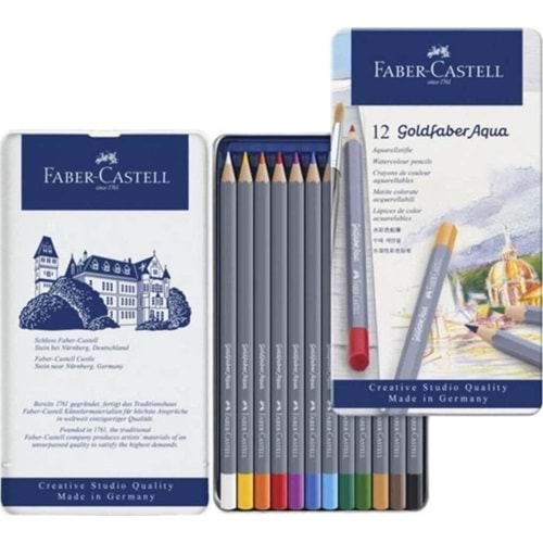 Faber-Castell Goldfaber Aqua Boya Kalemi 12 Li