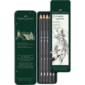 Faber-Castell Çizim Kalemi Grafit Aqr. 5 Li Metal Kt. 5160117805000