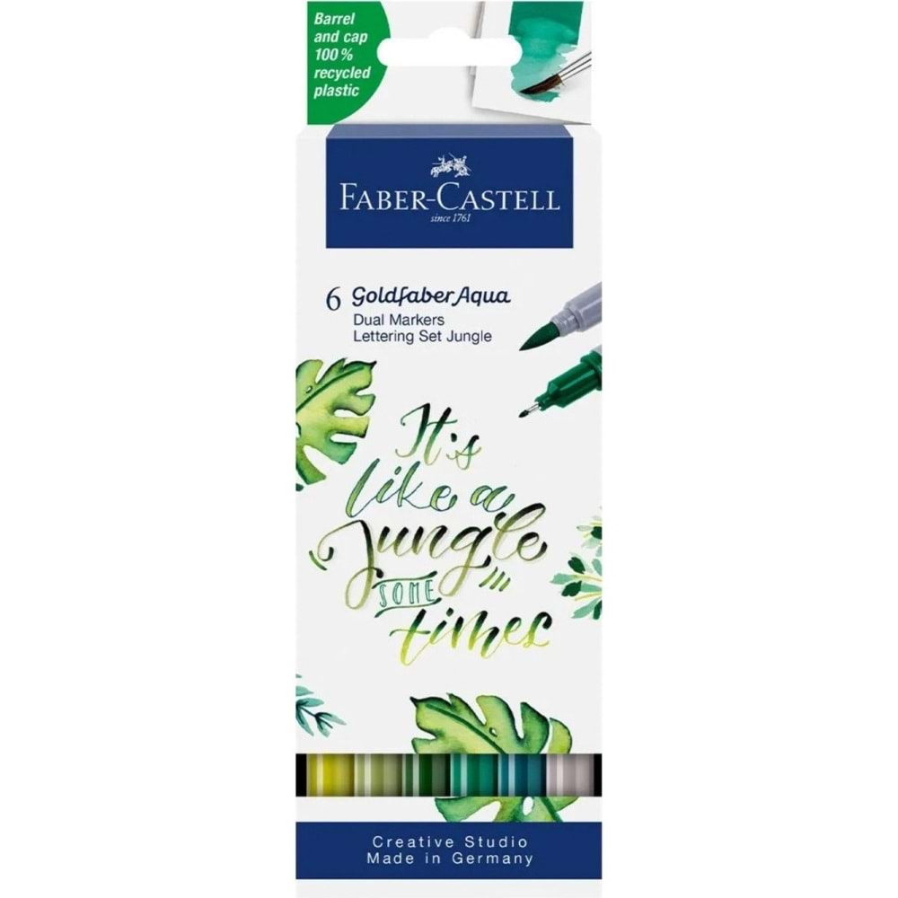 Faber-Castell Markör Aqua Çift Uç X6 Jng 5188164517000