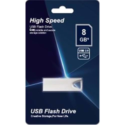 Elba 8GB Metal 2.0 USB Flash Bellek