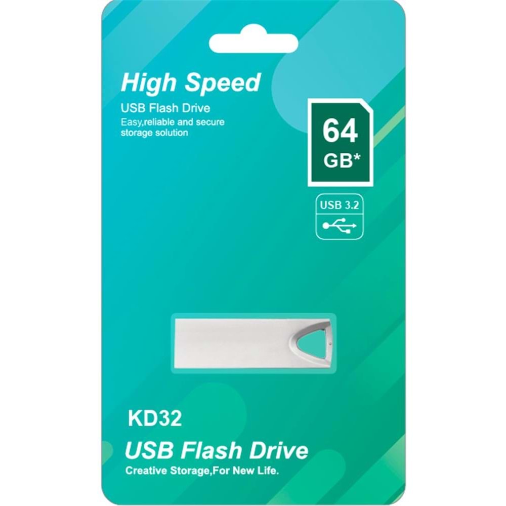 Elba 64GB Metal 3.2 USB Flash Bellek