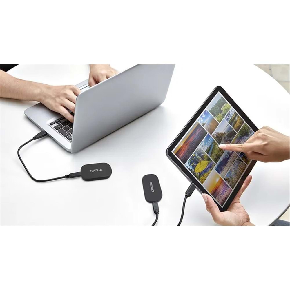 Kioxia 1TB Excerıa Plus LXD20K001TG8 G2 USB 3.2 1050-1000 Taşınabilir SSD