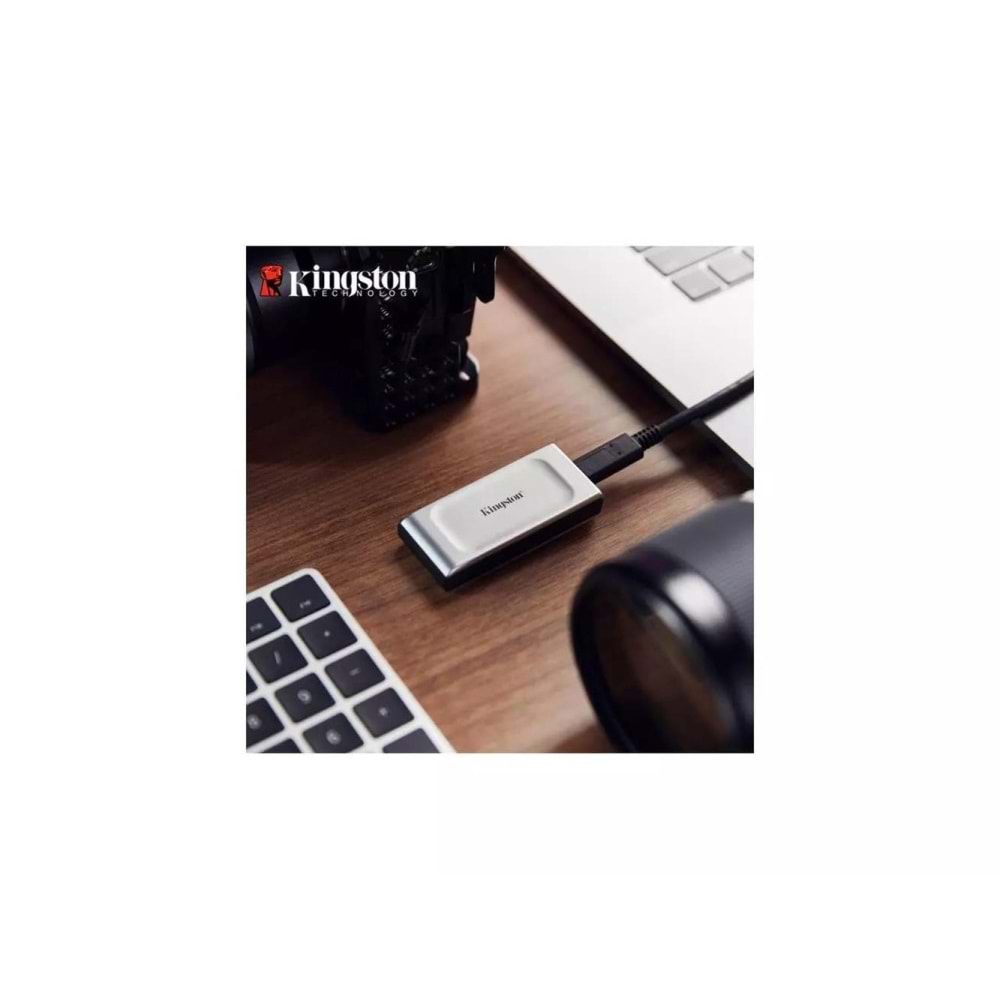 Kingston 4TB SXS2000-2000GA USB 3.2 Type-C Gri Gen 2 2000MB Okuma-2000MB Yazma Taşınabilir SSD