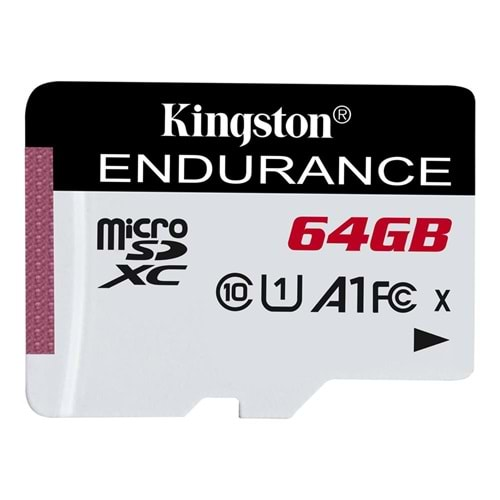 Kingston SDCE-64GB 64GB microSDXC Endurance 95R-30W C10 A1 UHS-I Card Only Hafıza Kartı