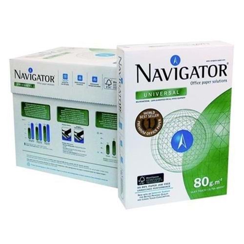 Navigator A4 Fotokopi Kağıdı 80gr-500 lü 1 koli=5 paket