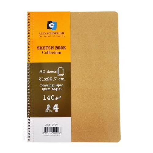 Alex Schoeller Sketchbook Collectıon A4 140 GR 50 YP Alx-0006