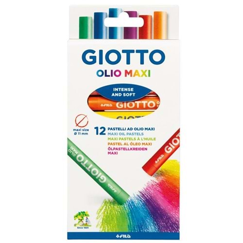Giotto Hang Tab Box 12 Oıl Pastels