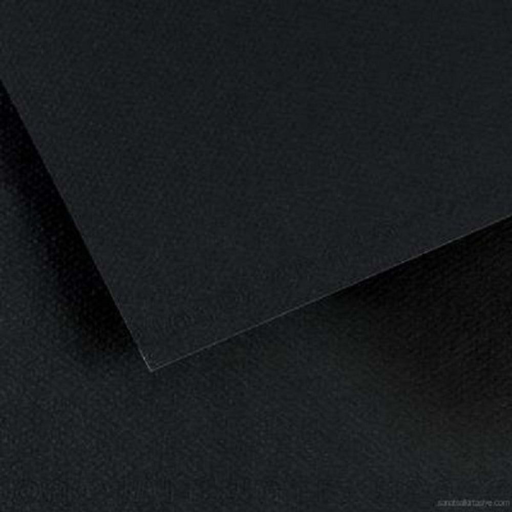 Canson Fon Kartonu (Dokulu) Mı-Teıntes 50x65 160 gr 425 Black (Siyah) 31036S123 (1 Adet)