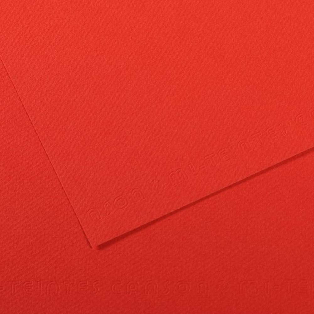 Canson Fon Kartonu (Dokulu) Mı-Teıntes Sh Canmt 50x65 160 gr Red 506 (1 Adet)
