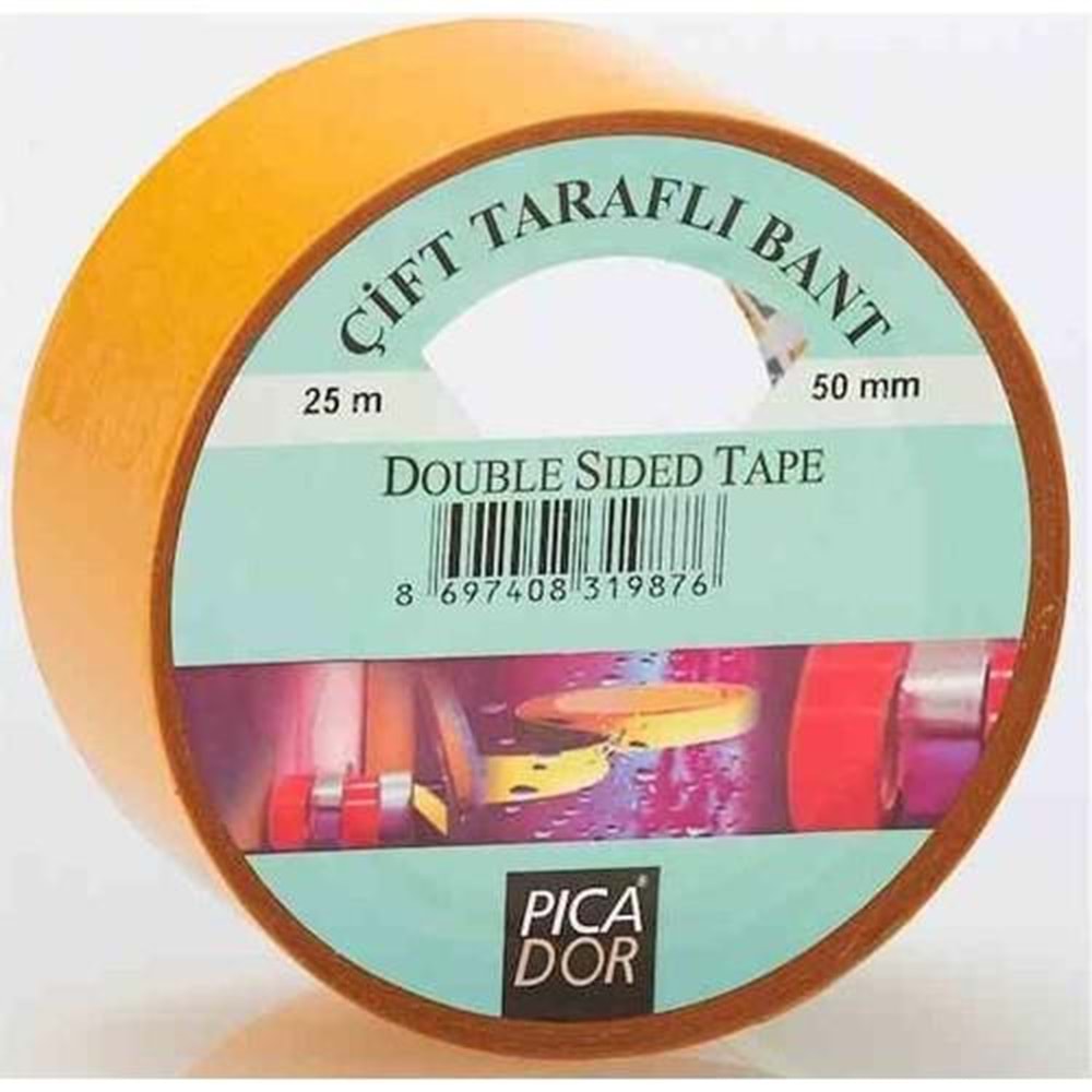Picador Çift Taraflı Bant Askılı 50x25 Mt 4101