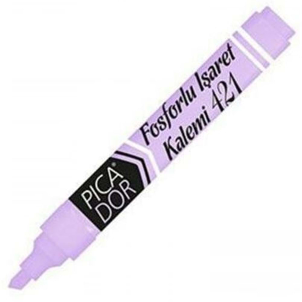 Picador Fosforlu Kalem Pastel Mor 421 (1 Adet)