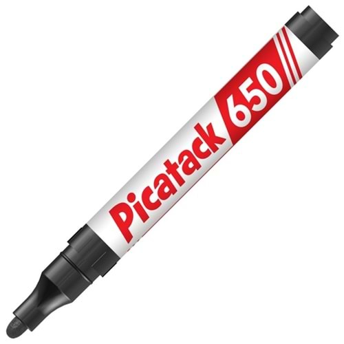 Picador Permanent Marker 1,5-3 MM Yuvarlak Uç Siyah 650 (1 Adet)