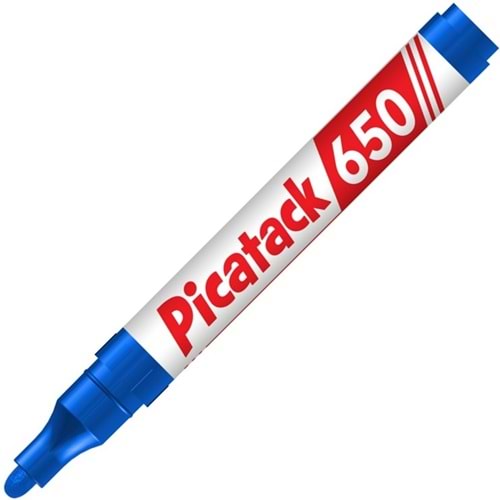 Picatack Permanent Marker 1,5-3 MM Yuvarlak Uç Mavi 650 (1 Adet)