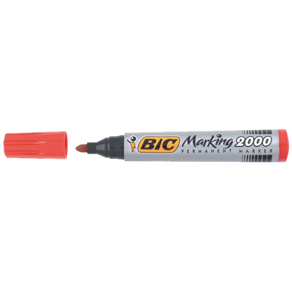 Bic Markör Permanent 1.7 MM Yuvarlak Uçlu Kırmızı 2000 03