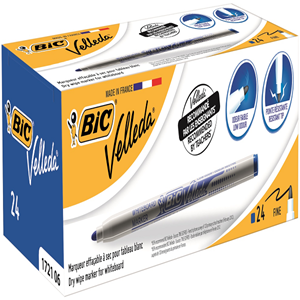 Bic Tahta Kalemi Yuvarlak Uçlu Velleda Mavi 1721 06 (1 Adet)