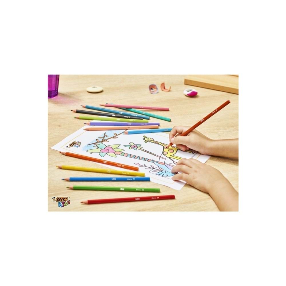 Bic Kuru Boya TropicolorS2 Tam Boy 12 Lİ 832566