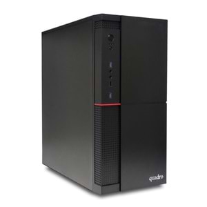 Quadro Solid 124164 i5 12400F 16gb 480gb SSD 4gb GT730 Freedos --DVD YOK-- Masaüstü Bilgisayar