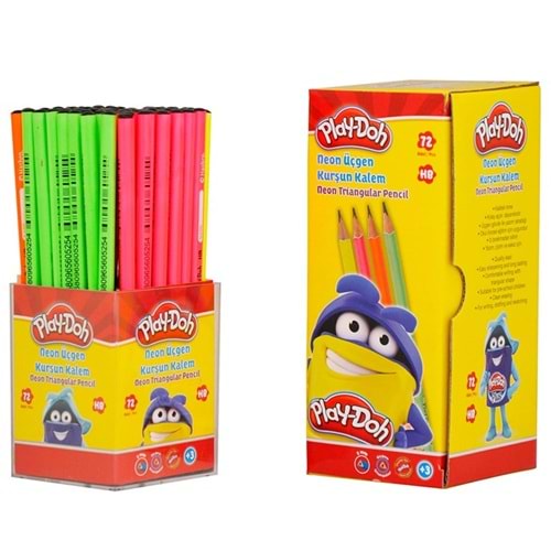 Play-Doh Kurşun Kalem Neon Üçgen PLAY-KK011 (1 Adet)