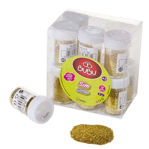 Bu-Bu Sim Altın Rengi 8 gr Pvc BUBU-SM0002 (1 Adet)