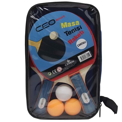 Ceo Sport Masa Tenisi Seti 2 Raket+3 Top CEO-SP0006