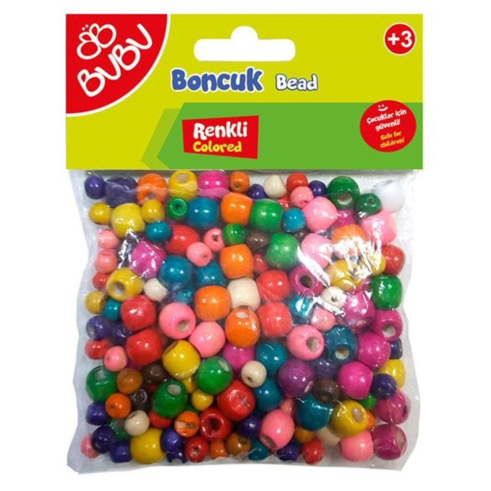 Bu-Bu Yuvarlak Renkli Boncuk Karışık BUBU-HS0035