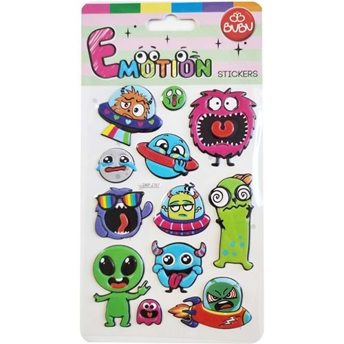 Bu-Bu Emotıons Emotıo Puffy Stıck Uzaylı 10,9x20,5 BUBU-SWP-2707