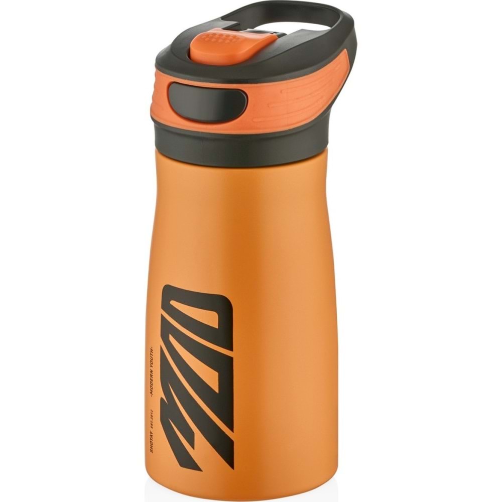 Shotay Mod Çelik Termos Matara 470 Ml (Karışık Renk 1 Adet)