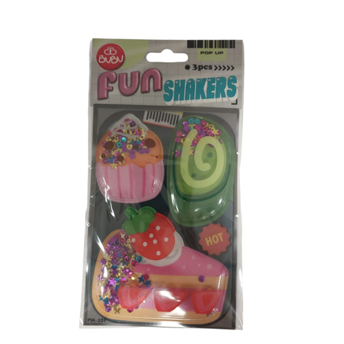 Bu-Bu Stickers Pop Up Shakers Pasta 20.5X11