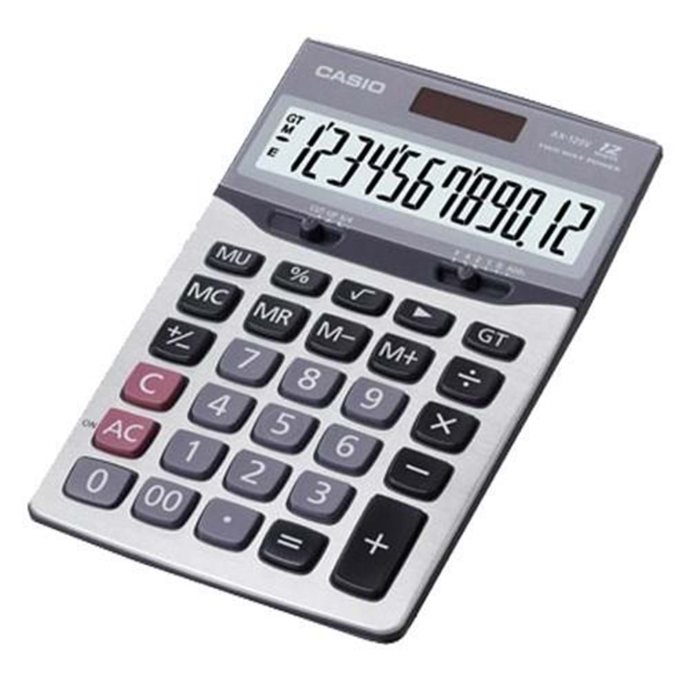 Casio Hesap Makinesi Masa Üstü 12 Hane AX-120ST