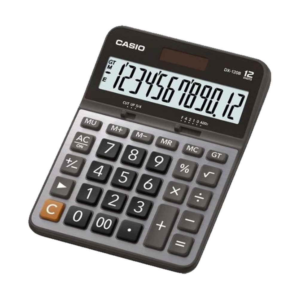 Casio Hesap Makinesi Masaüstü 12 Hane DX-120B