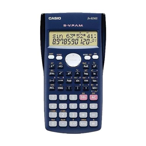 Casio Hesap Makinesi Bilimsel 2 Satır Ekran 240 Fonksiyon FX-82MS 2.Versiyon