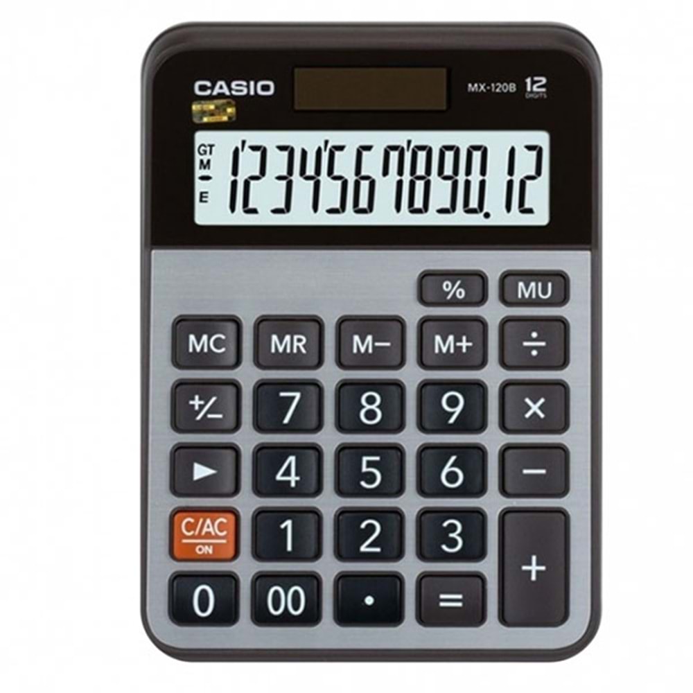 Casio Hesap Makinesi Masaüstü 12 Hane AX-120B