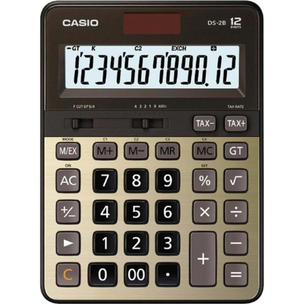 Casio Hesap Makinesi Masa Üstü 12 Hane Prof DS-2B-GD
