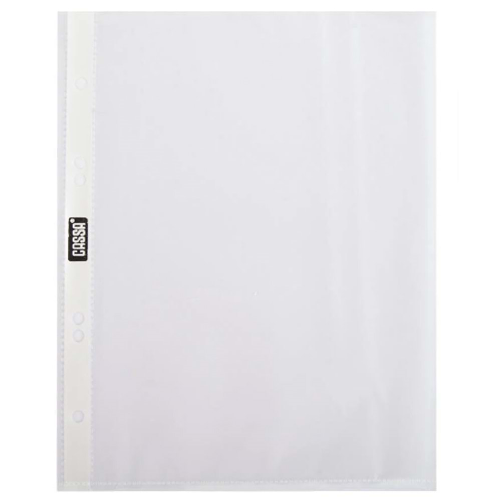 Cassa Poşet Dosya 100 Lü A5 Şeffaf 7256