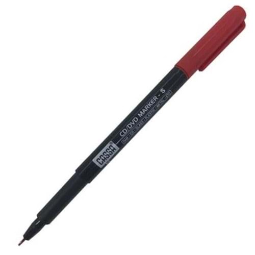 Cassa Asetat Kalemi Permanent Marker S Seri Kırmızı 8726 (1 Adet)