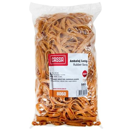 Cassa Ambalaj Lastiği %100 Kauçuk 500 GR Geniş 8060