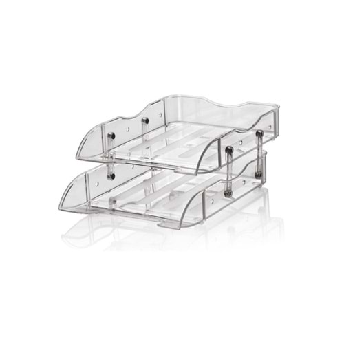 Cassa Evrak Rafı Hareketli Şeffaf 2 Lİ 8806