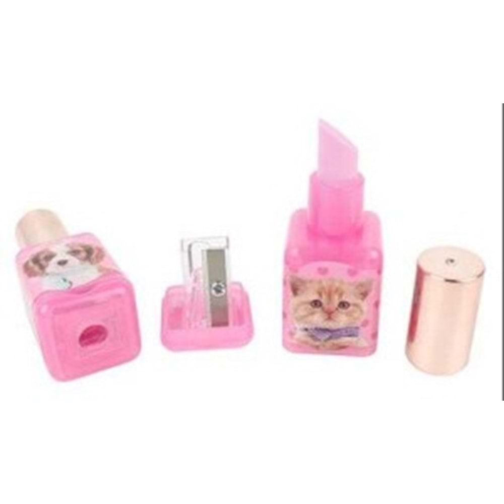 Dolphin Studio Pets Ruj Silgi+Kalemtıraş Pt-7691