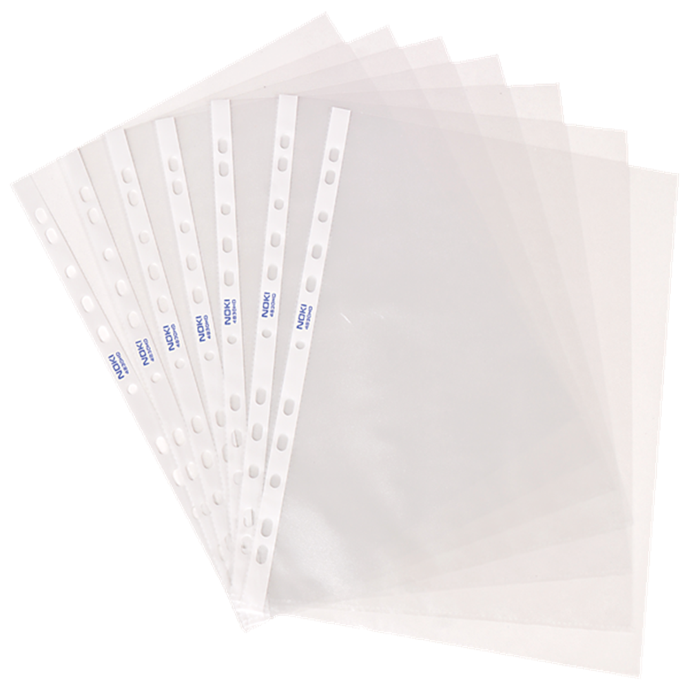 Noki Poşet Dosya HD A4 Buzlu Şeffaf 100 Lü 4830HD