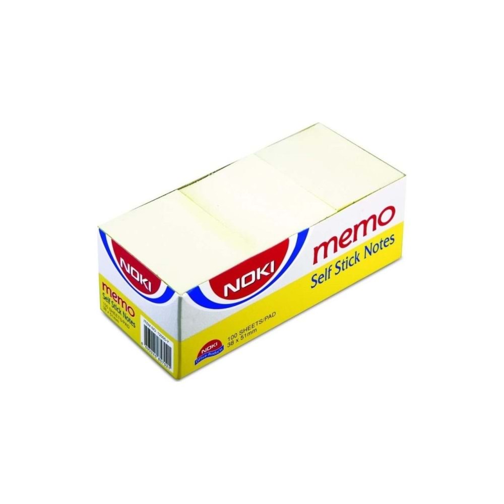 Noki Yapışkanlı Not kağıt Memo 38x50 No:12005 (1 Adet)