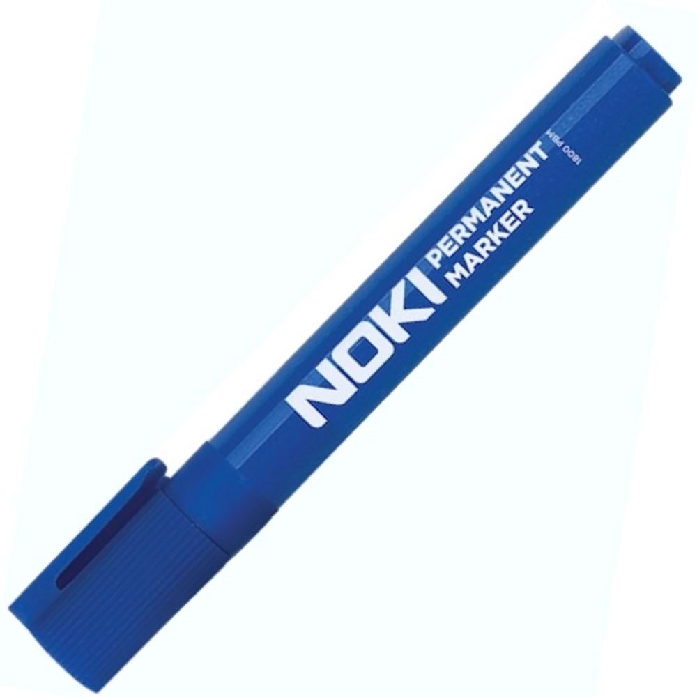 Noki Markör Permanent Yuvarlak Uç Mavi 1800 (1 Adet)