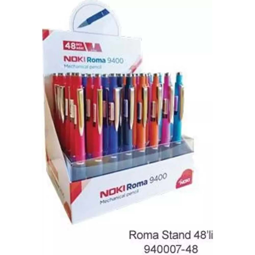 Noki Versatil Kalem Roma 0.7 MM 48 Li Stand 940007-48