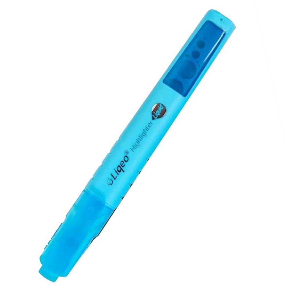Liqeo Fosforlu Kalem Mavi H-3128 (1 Adet)