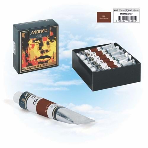 Maries Guaj Boya 12 ML Burnt Sienna (Yanık Sienna) 684 (1 Adet)