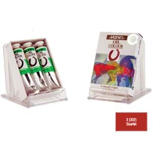 Maries Yağlı Boya 50 ML Scarlet (Kırmızı) 302 E1384-3 (1 Adet)
