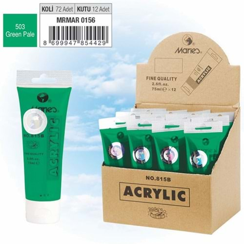 Maries Akrilik Boya 75 ML Green Pale 815-503