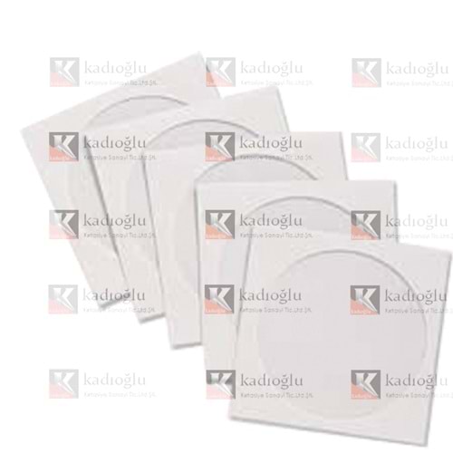 Asil Doğan CD Zarfı Pencereli 12.5x12.5 80 gr Beyaz (1 Adet)