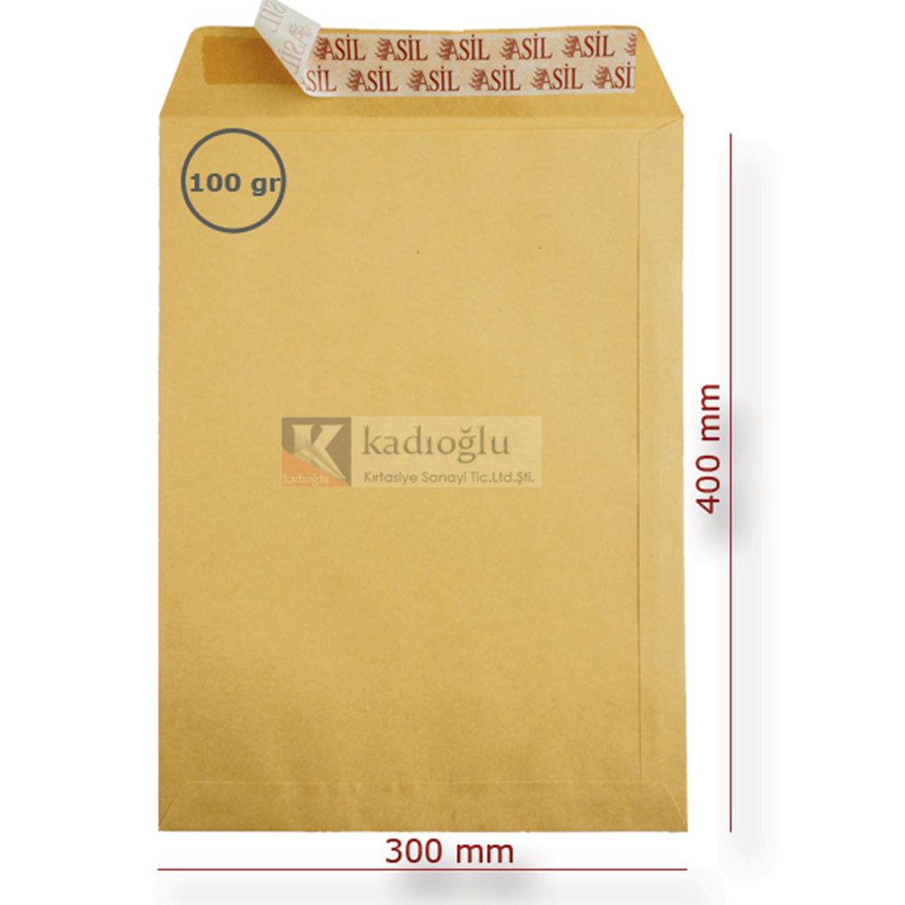 Asil Doğan Torba Zarf Formula Silikonlu 30x40 100 gr (1 Adet)